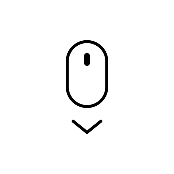 scroll down icon